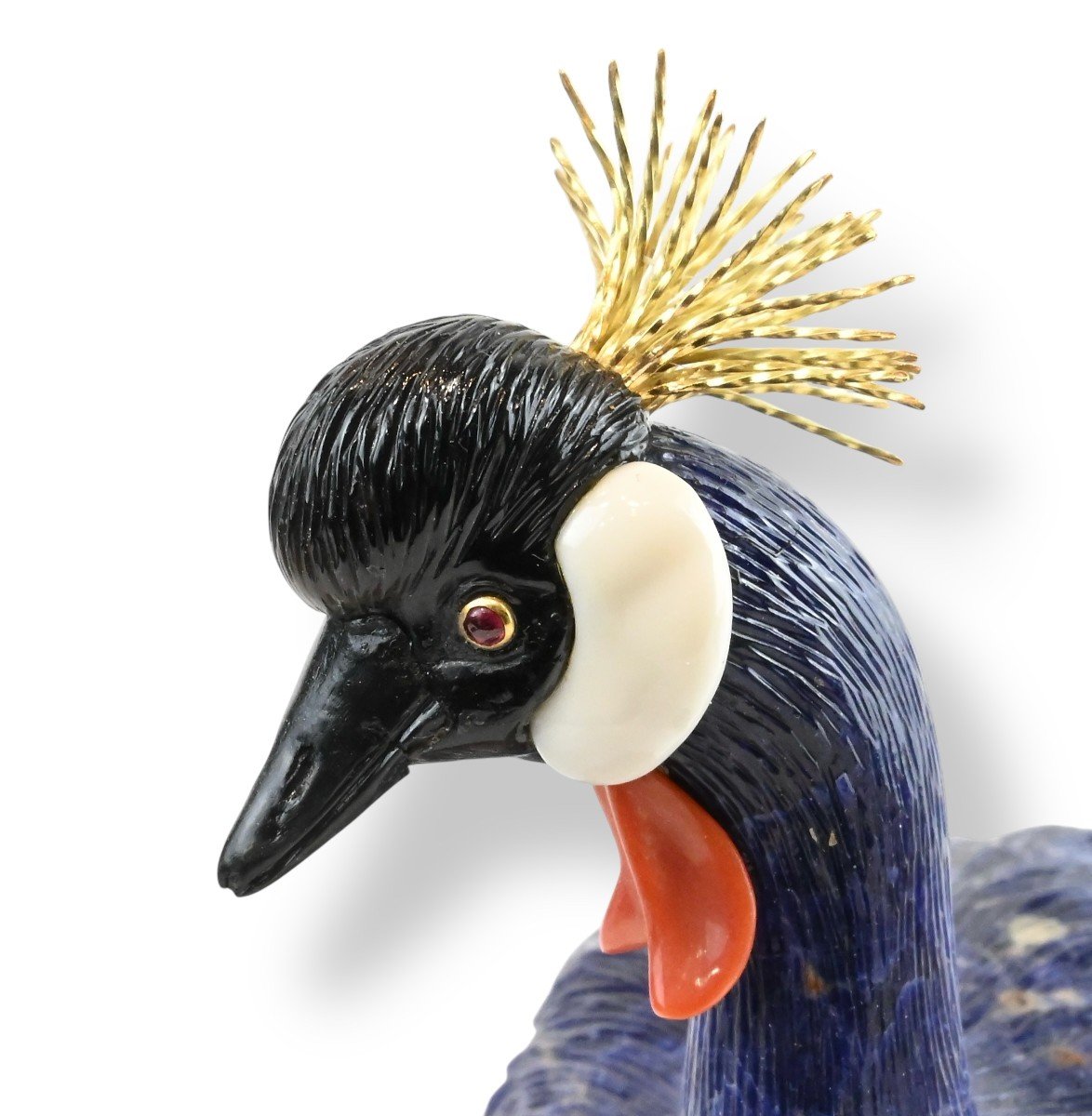 Erwin Klein X Vacheron Constantin -  Bird Made Of Hard And Semi-precious Stones - 1980s-photo-2